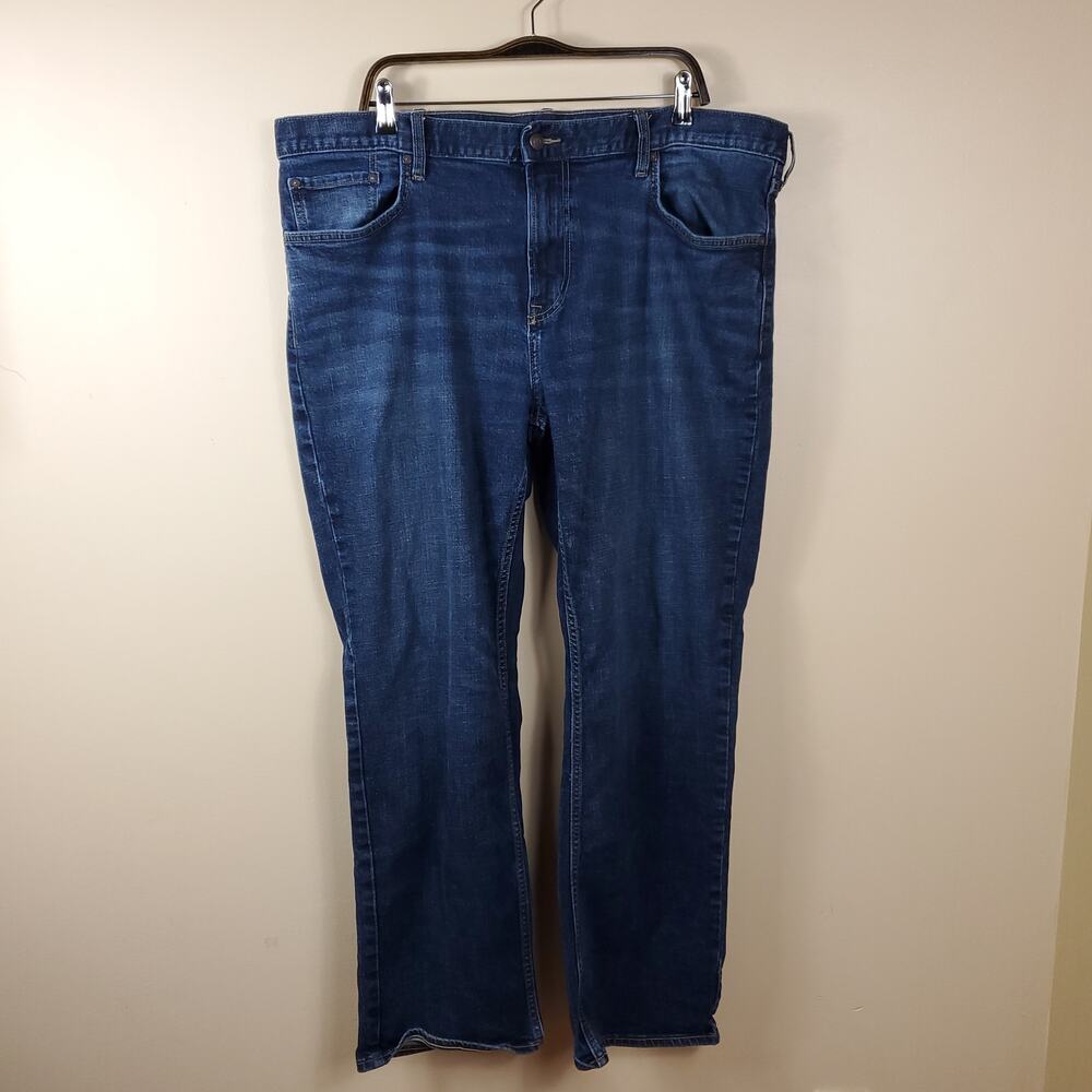Old Navy Dark Wash Loose Fit Straight Leg Jeans Size 42x32
